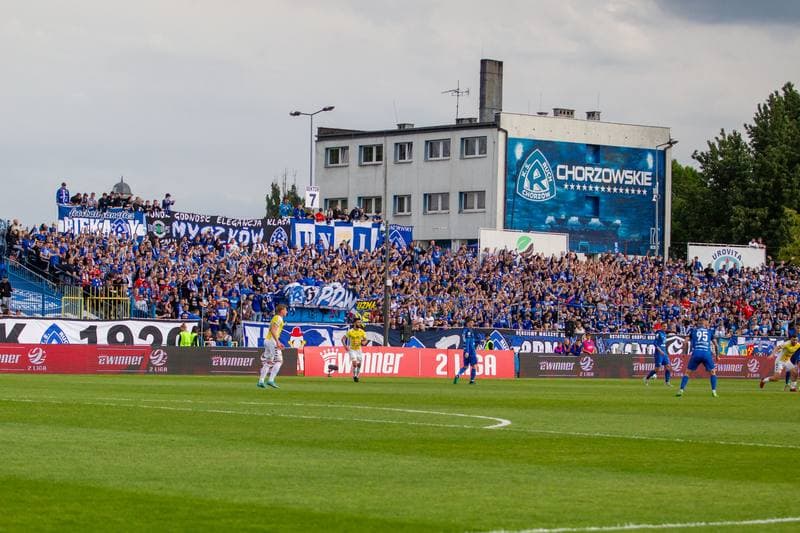 Football. Fortuna I Liga. Ruch Chorzow - Motor Lublin. 29.05.2022