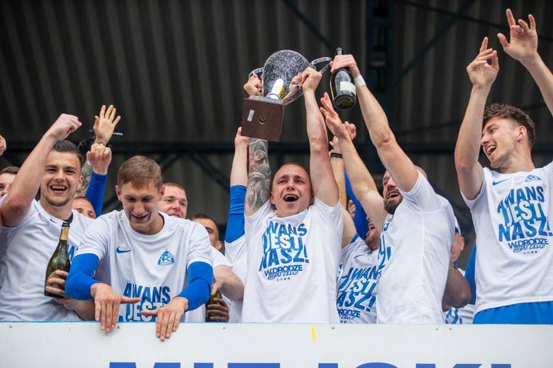 Football. Fortuna I Liga. Ruch Chorzow - Motor Lublin. 29.05.2022