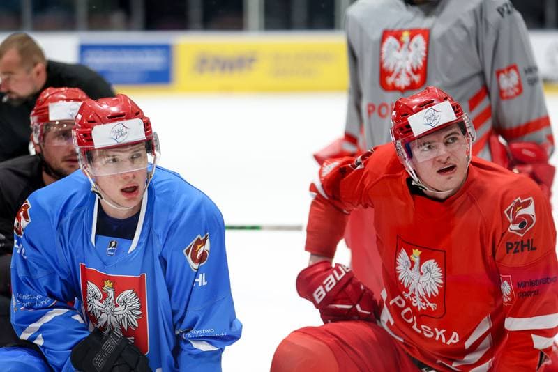 Ice Hockey. Poland national team. Training. 16.04.2024