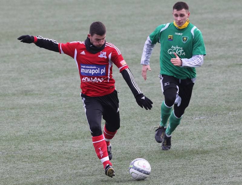 Football. Sparing. Podbeskidzie Bielsko-Biala - GKS Katowice. 12.01.2013