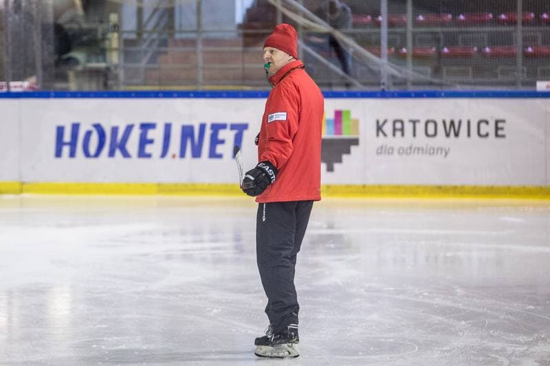 Ice Hockey. Poland national team. Training. 04.04.2022