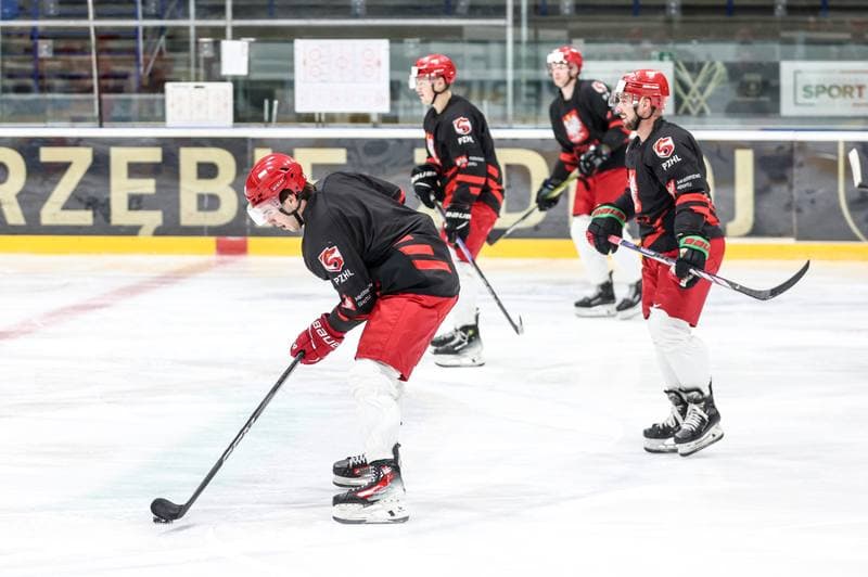Ice Hockey. Poland national team. Training. 03.11.2024