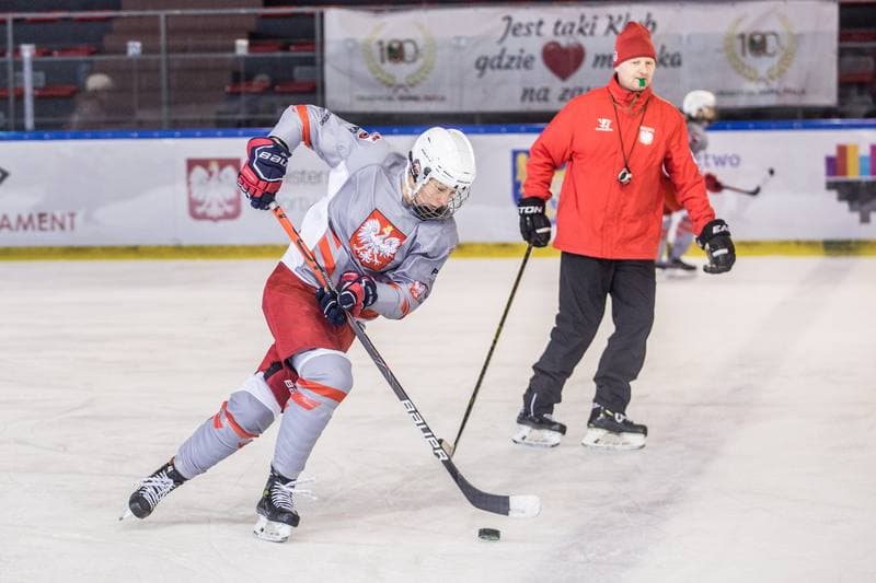 Ice Hockey. Poland national team. Training. 04.04.2022