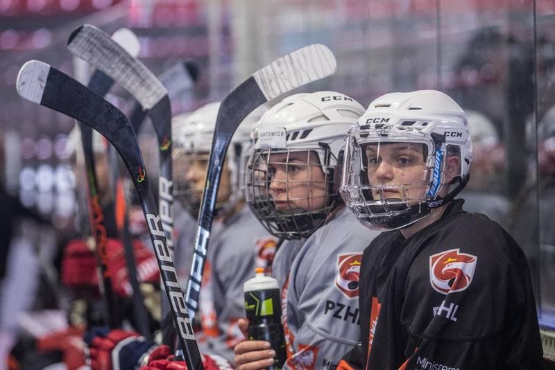 Ice Hockey. Poland national team. Training. 04.04.2022