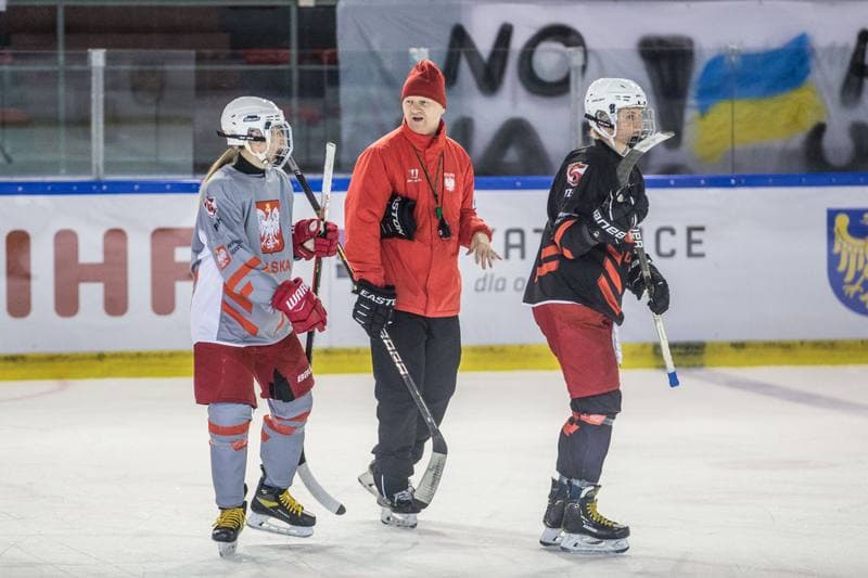 Ice Hockey. Poland national team. Training. 04.04.2022