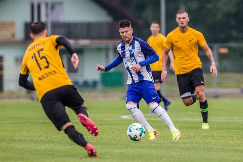 Football. Sparing. LKS Goczalkowice Zdroj - Wieczysta Krakow. 11.07.2020