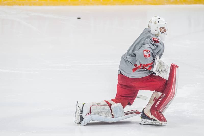 Ice Hockey. Poland national team. Training. 06.04.2022