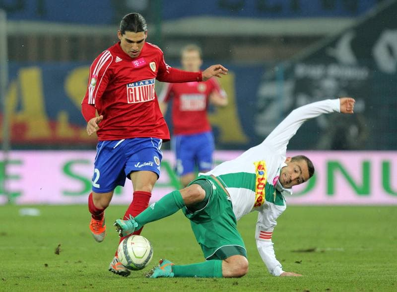Football. T-Mobile Ekstraklasa. Piast Gliwice - Lechia Gdansk. 18.03.2013