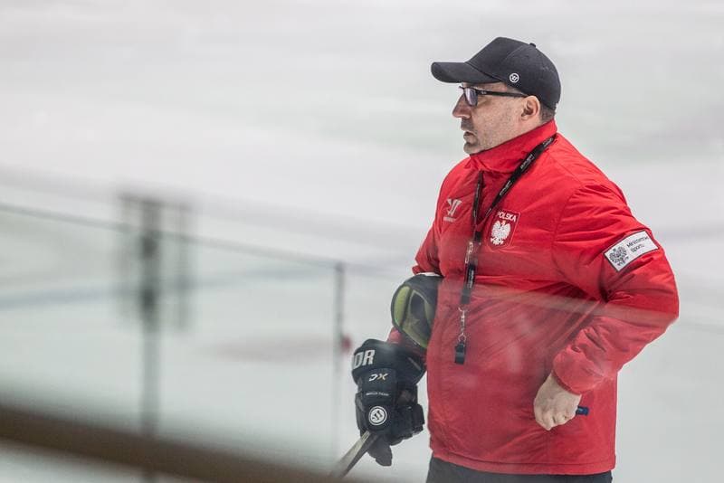 Ice Hockey. Poland national team. Training. 06.04.2022