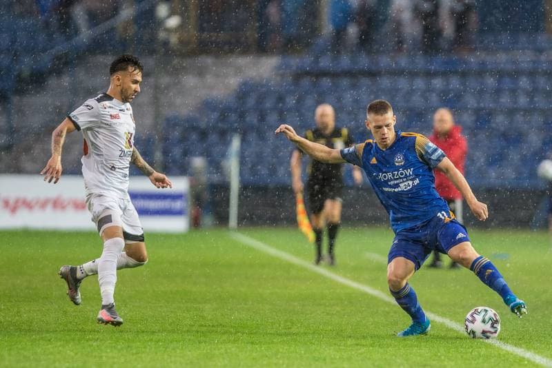 Football. III Liga. Ruch Chorzow - Piast Zmigrod. 22.08.2020