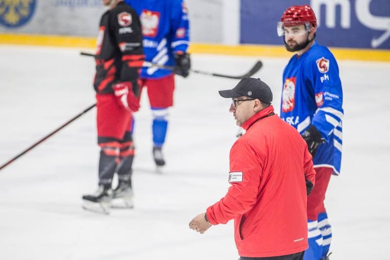 Ice Hockey. Poland national team. Training. 06.04.2022