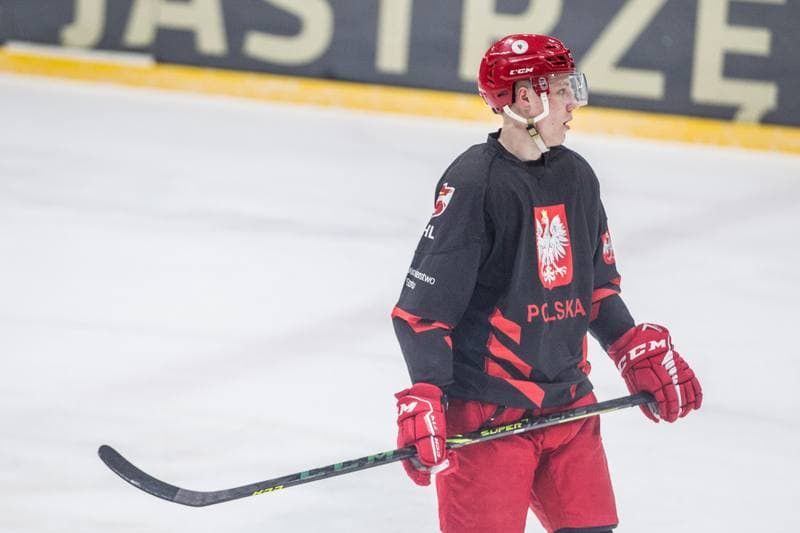 Ice Hockey. Poland national team. Training. 06.04.2022
