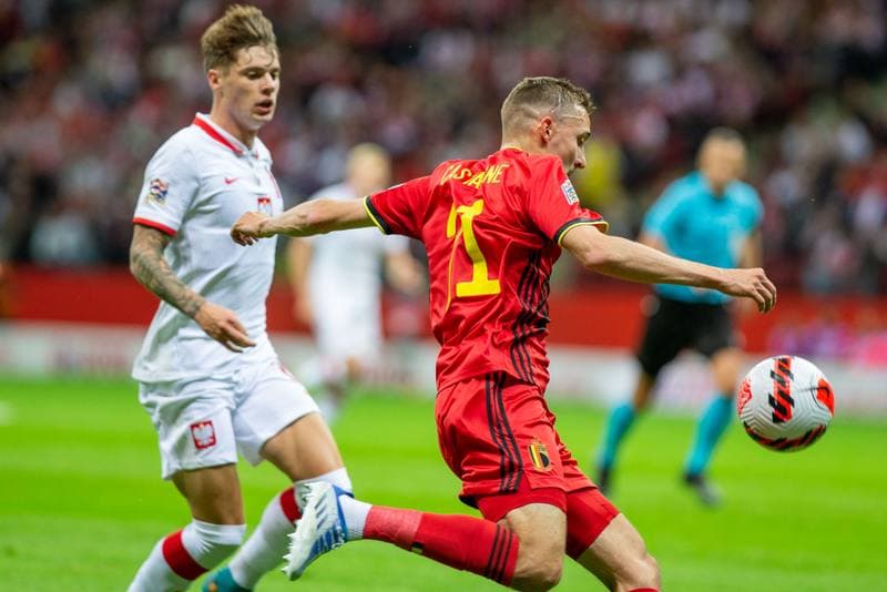 Football. UEFA Nations League. Poland - Belgium. 14.06.2022