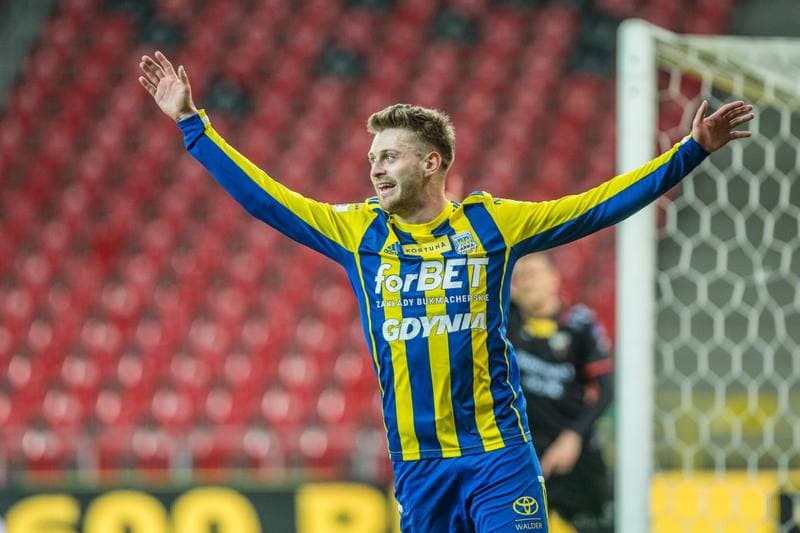 Football. Fortuna I Liga. GKS Tychy - Arka Gdynia. 07.04.2022