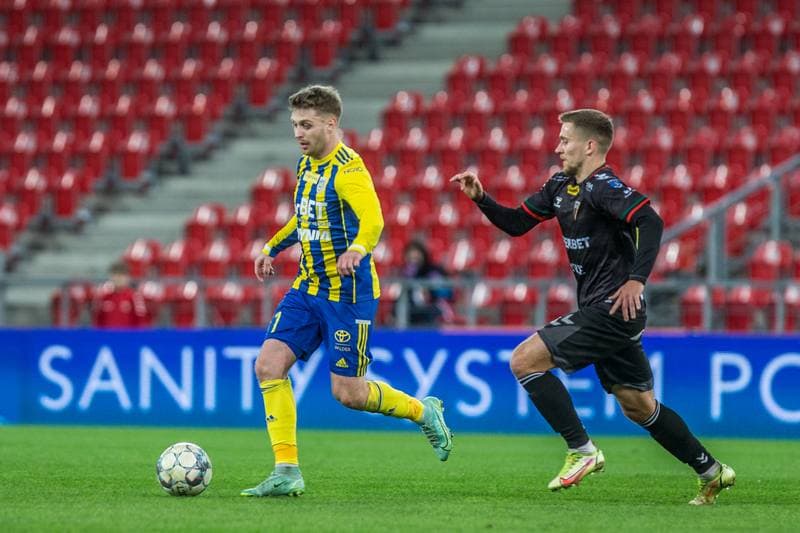 Football. Fortuna I Liga. GKS Tychy - Arka Gdynia. 07.04.2022