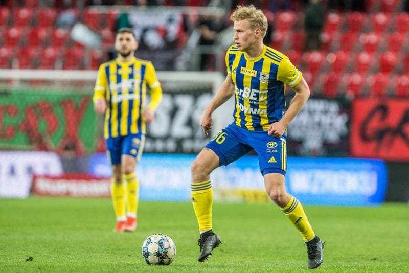 Football. Fortuna I Liga. GKS Tychy - Arka Gdynia. 07.04.2022