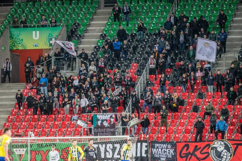 Football. Fortuna I Liga. GKS Tychy - Arka Gdynia. 07.04.2022
