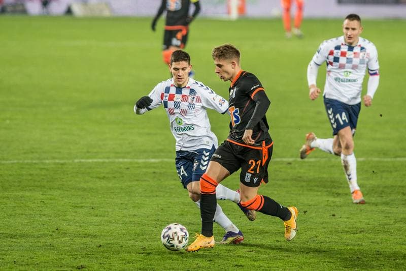 Football. PKO BP Ekstraklasa. Gornik Zabrze - Lech Poznan. 30.01.2021