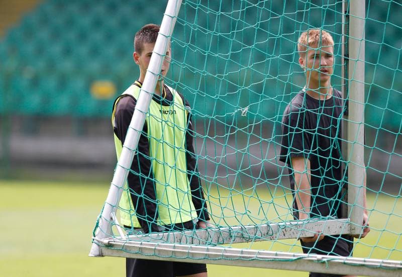 Football. GKS Katowice. Training. 03.02.2015