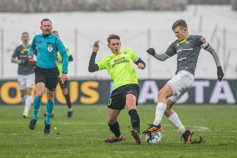 Football. Fortuna Puchar Polski. Puszcza Niepolomice - Lechia Gdansk. 07.02.2021