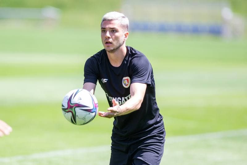 Football. Piast Gliwice. Training. 15.06.2022