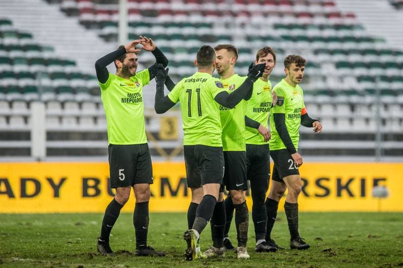 Football. Fortuna Puchar Polski. Puszcza Niepolomice - Lechia Gdansk. 09.02.2021