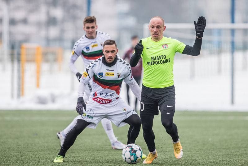 Football. Sparing. GKS Tychy - Puszcza Niepolomice. 13.02.2021