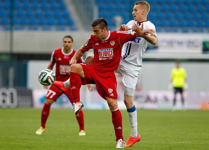 Football. T-Mobile Ekstraklasa. Piast Gliwice - Zawisza Bydgoszcz. 29.08.2014