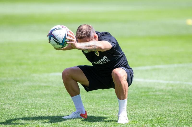 Football. Piast Gliwice. Training. 15.06.2022