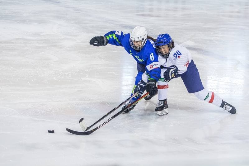 Ice Hockey. Women's World Championship Division 1B. Slovenia - Italy. 08.04.2022