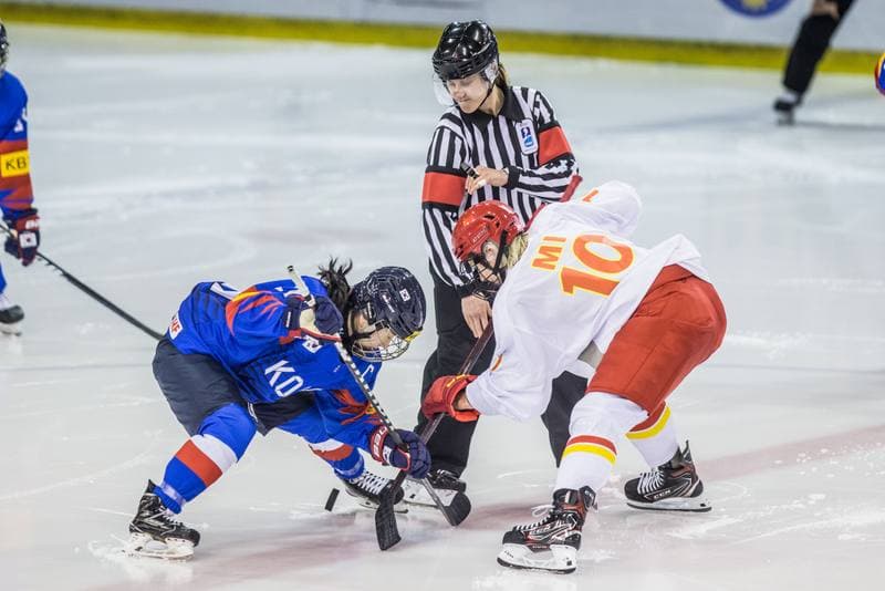 Ice Hockey. Women's World Championship Division 1B. China - Korea. 08.04.2022