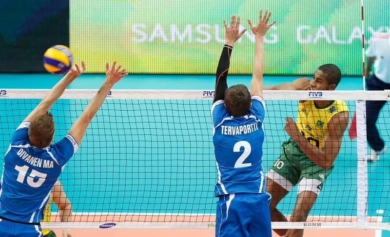 Volleyball. FIVB Men's World Championship. Brazil - Finland. 05.09.2014