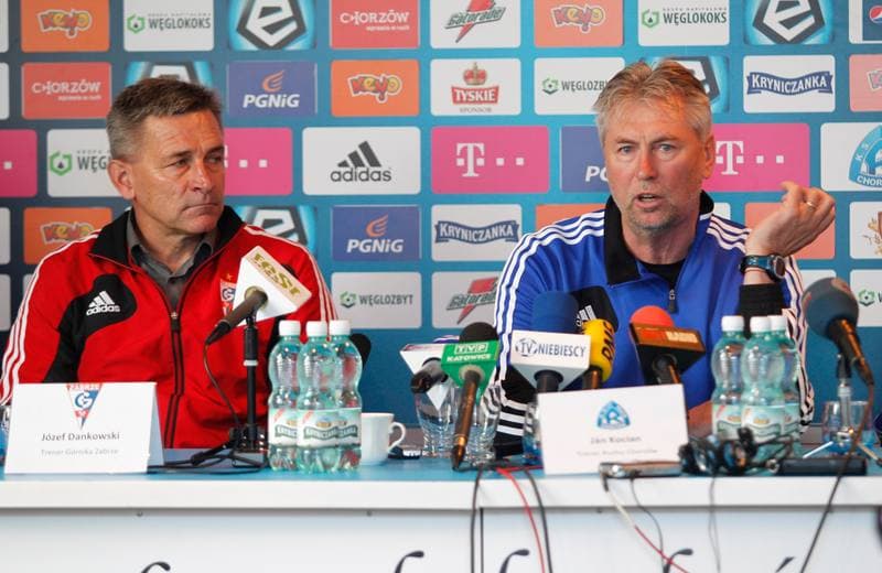 Football. Gornik Zabrze. Press Conference. 02.10.2014