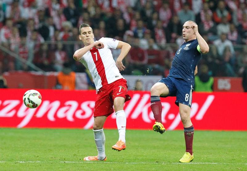 Football. UEFA European Qualifiers. Poland - Scotland. 14.10.2014