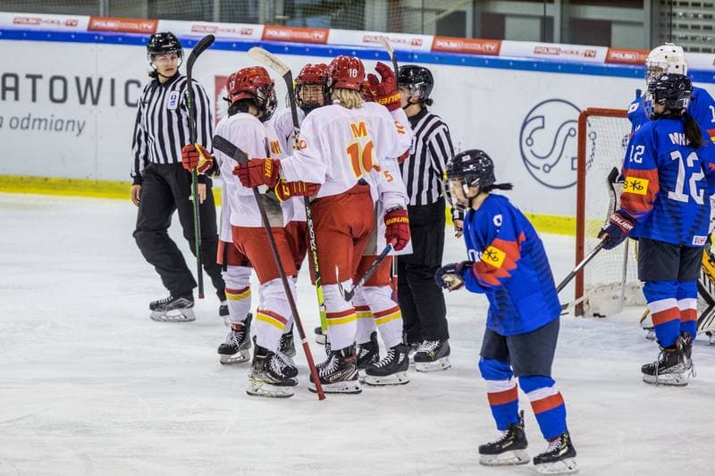 Ice Hockey. Women's World Championship Division 1B. China - Korea. 08.04.2022