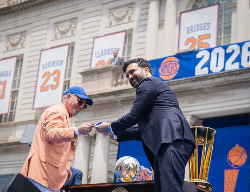 Basketball. NBA. New York Knicks Championship Parade. 18.06.2026