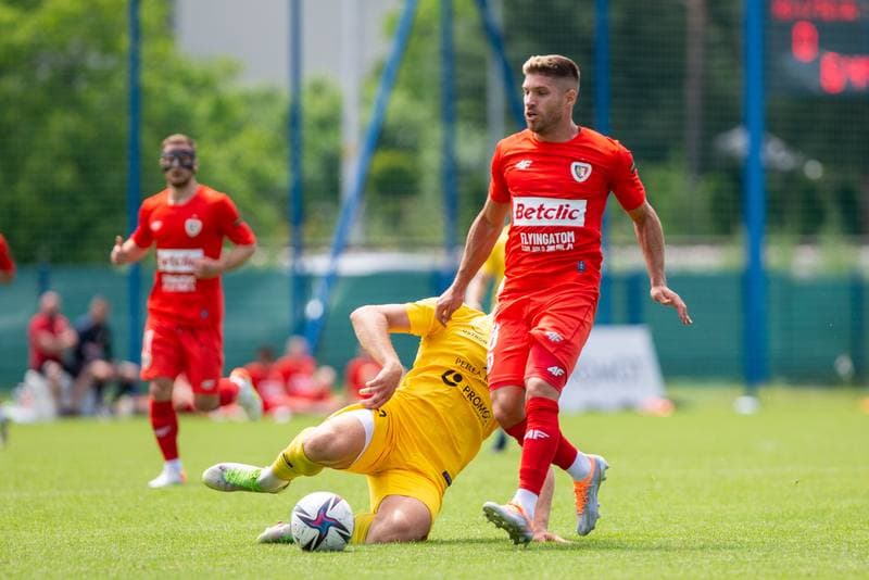 Football. Sparing. Kuznia Ustron - Piast Gliwice. 18.06.2022