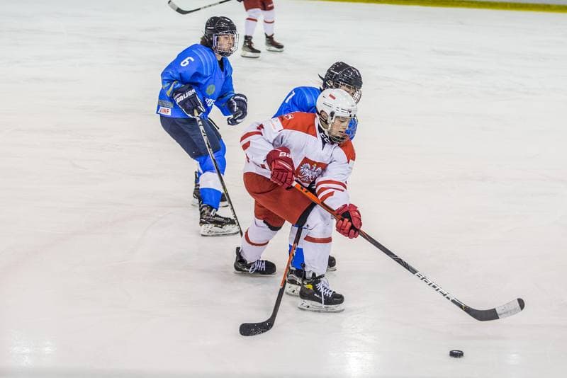 Ice Hockey. Women's World Championship Division 1B. Poland - Kazakhstan. 08.04.2022