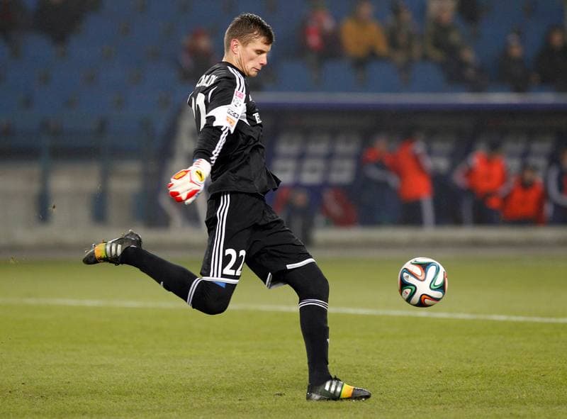 Football. T-Mobile Ekstraklasa. Wisla Krakow - Lech Poznan. 07.12.2014