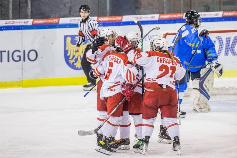 Ice Hockey. Women's World Championship Division 1B. Poland - Kazakhstan. 08.04.2022