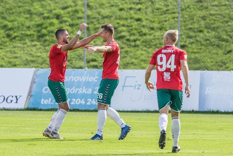 Football. Fortuna I Liga. Zaglebie Sosnowiec - Sandecja Nowy Sacz. 03.10.2020