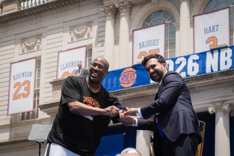 Basketball. NBA. New York Knicks Championship Parade. 18.06.2026