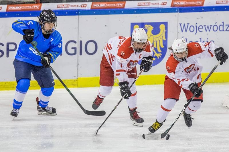 Ice Hockey. Women's World Championship Division 1B. Poland - Kazakhstan. 08.04.2022