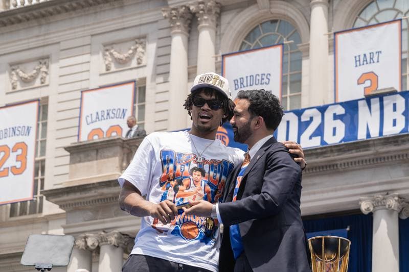 Basketball. NBA. New York Knicks Championship Parade. 18.06.2026