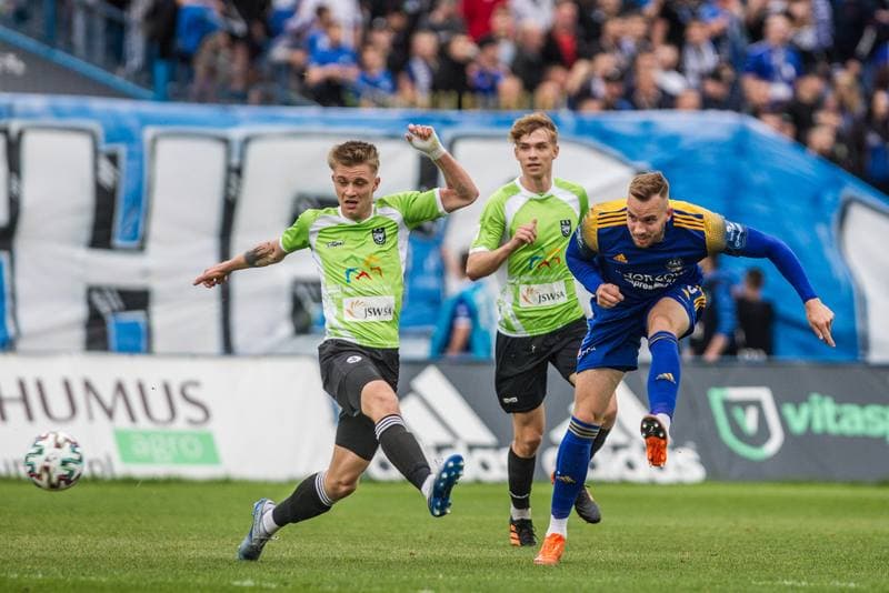 Football. III Liga. Ruch Chorzow - ROW 1964 Rybnik. 15.05.2021