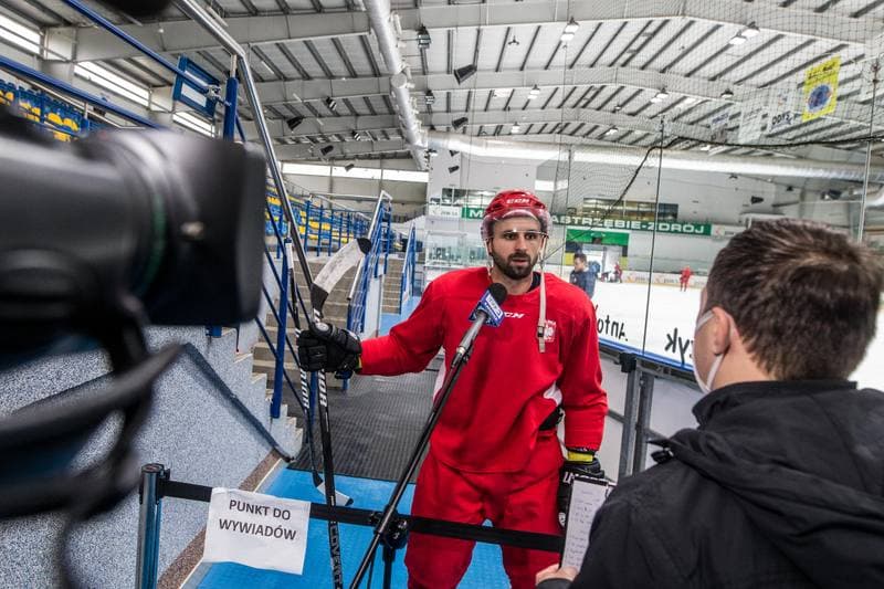 Ice Hockey. Poland national team. Training. 02.11.2020