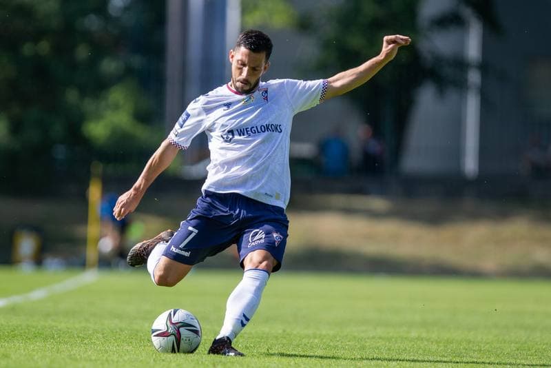 Football. Sparing. Gornik Zabrze - Puszcza Niepolomice. 24.06.2022