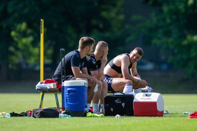 Football. Sparing. Gornik Zabrze - Puszcza Niepolomice. 24.06.2022