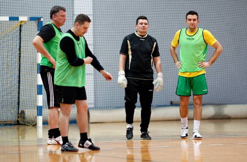 Football. Turniej Klub Biznesu GKS Katowice. 24.01.2015