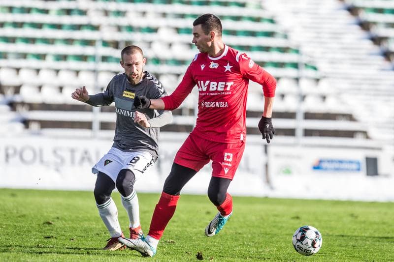 Football. Sparing. Zaglebie Sosnowiec - Wisla Krakow. 20.01.2021